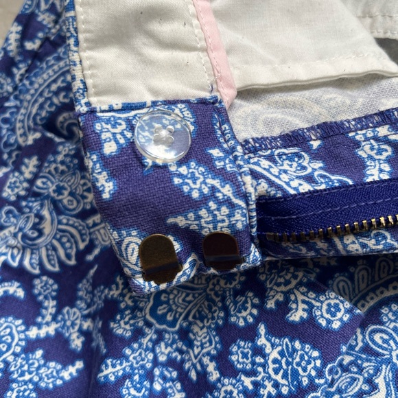 J. Crew Cotton Paisley straight-leg pants - Picture 4 of 8